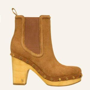Veronica Beard - Decker Suede Chelsea Clog Booties